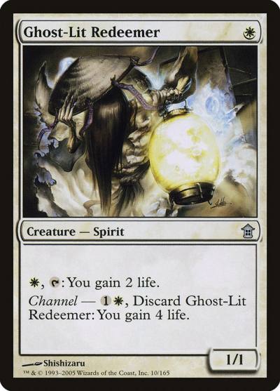 Ghost-Lit Redeemer SOK-10 Saviors of Kamigawa Magic card