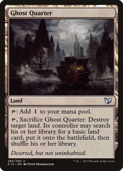 Ghost Quarter C15-285 Commander 2015 Magic card