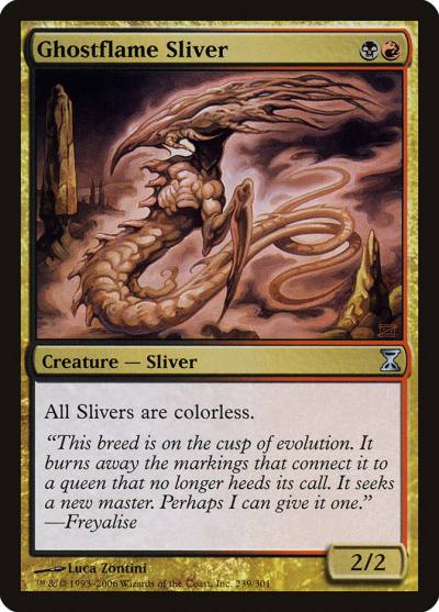 Ghostflame Sliver TSP-239 Time Spiral Magic card