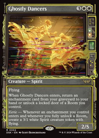 Ghostly Dancers DSK-302 Duskmourn: House of Horror Magic card