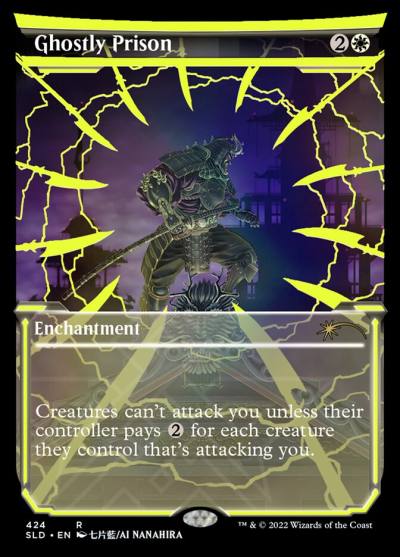 Ghostly Prison SLD-424 Secret Lair Drop Magic card