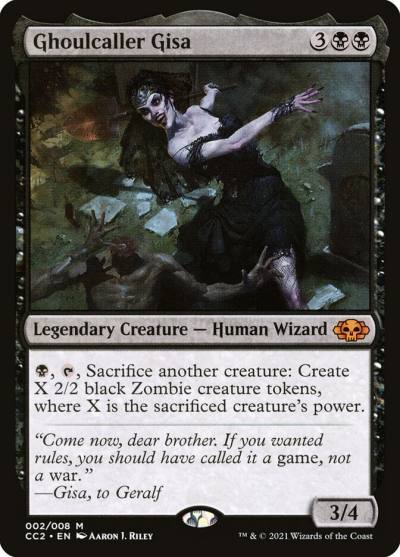 Ghoulcaller Gisa CC2-2 Commander Collection: Black Magic card