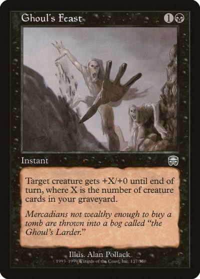 Ghoul's Feast MMQ-137 Mercadian Masques Magic card