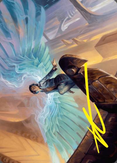 Giada, Font of Hope // Giada, Font of Hope AFDN-20 Foundations Art Series Magic card