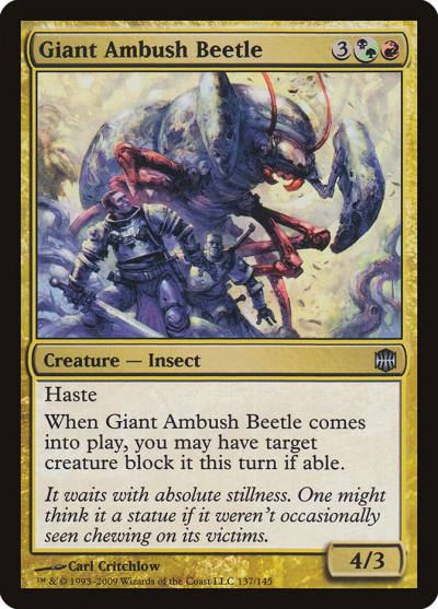 Giant Ambush Beetle 137 Alara Reborn Magic card