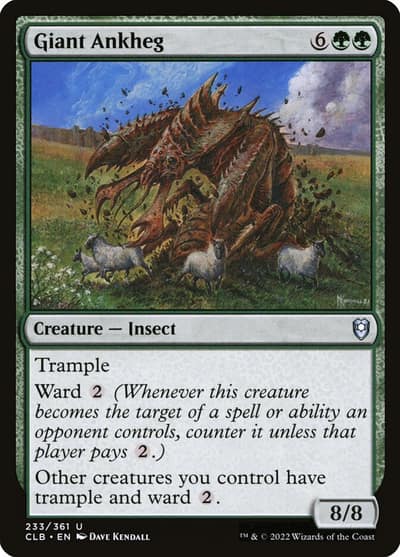 Giant Ankheg 233 Commander Legends: Battle for Baldur's Gate Magic card