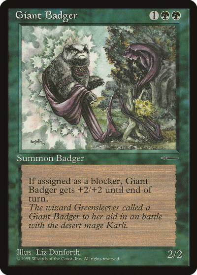 Giant Badger PHPR-4 HarperPrism Book Promos Magic card