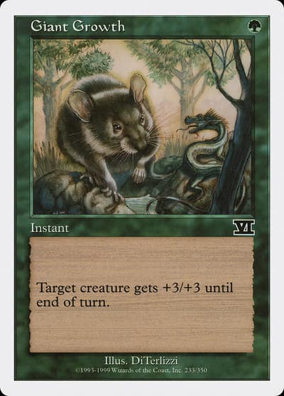 Giant Growth 6ED-233 Classic Sixth Edition Magic card