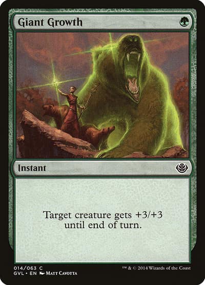Giant Growth GVL-14 Duel Decks Anthology: Garruk vs. Liliana Magic card