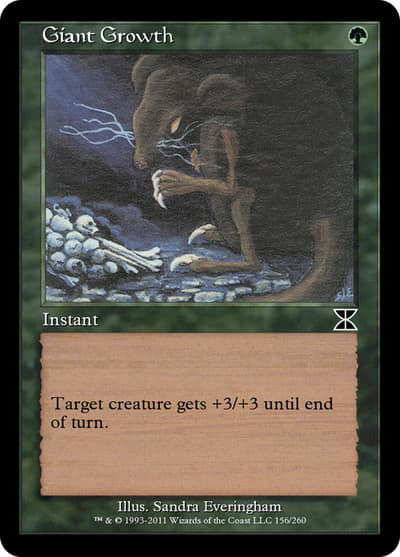 Giant Growth ME4-156 Masters Edition IV Magic card