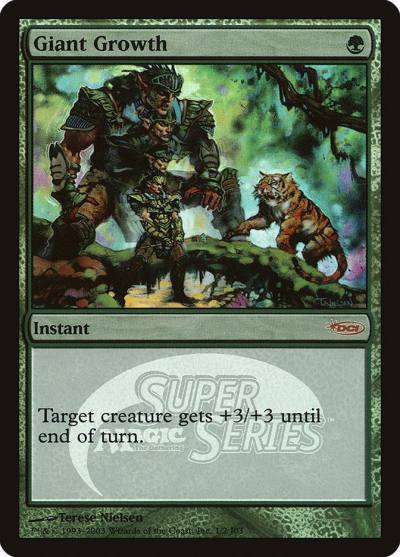 Giant Growth PSUS-8 Junior Super Series Magic card