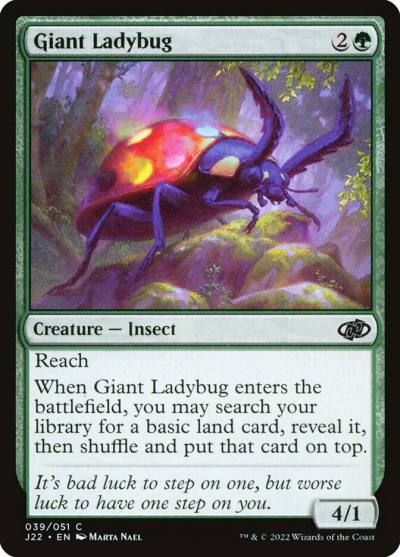 Giant Ladybug J22-39 Jumpstart 2022 Magic card