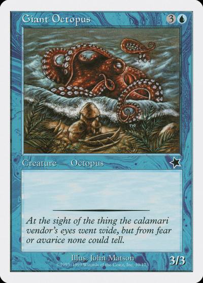 Giant Octopus S99-39 Starter 1999 Magic card