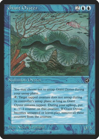 Giant Oyster HML-28 Homelands Magic card