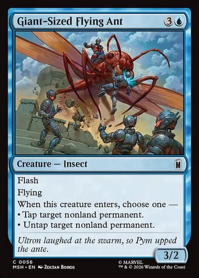 Giant-Sized Flying Ant 56 Marvel Super Heroes Magic card