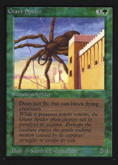 Giant Spider CEI-199 Intl. Collectors' Edition Magic card