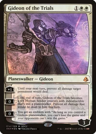 Gideon of the Trials PS17-14 San Diego Comic-Con 2017 Magic card