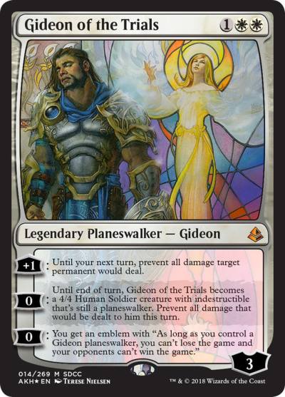 Gideon of the Trials PS18-14 San Diego Comic-Con 2018 Magic card