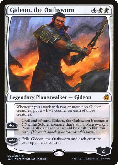 Gideon, the Oathsworn WAR-265 War of the Spark Magic card