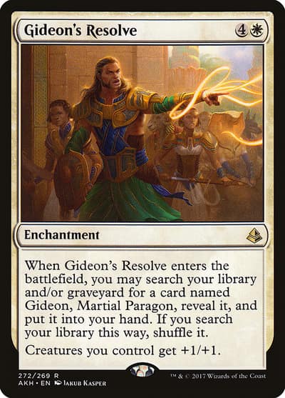 Gideon's Resolve AKH-272 Amonkhet Magic card