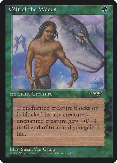 Gift of the Woods ALL-92B Alliances Magic card