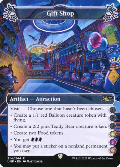 Gift Shop UNF-214B Unfinity Magic card