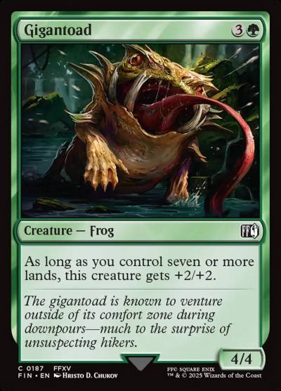 Gigantoad FIN-187 Final Fantasy Magic card