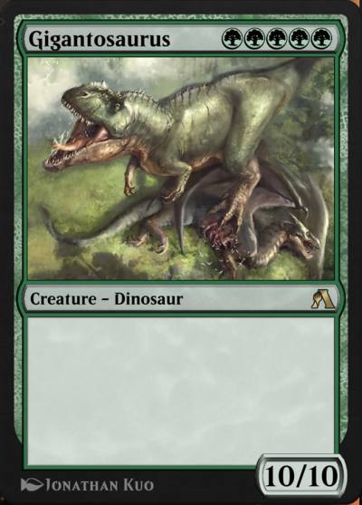 Gigantosaurus ANB-96 Arena Beginner Set Magic card