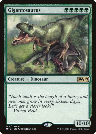 Gigantosaurus PM19-185P Core Set 2019 Promos Magic card