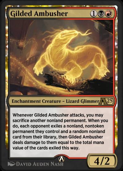 Gilded Ambusher YDSK-22 Alchemy: Duskmourn Magic card