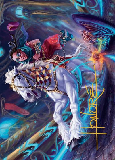 Gilded Ghoda // Gilded Ghoda ADFT-34 Aetherdrift Art Series Magic card