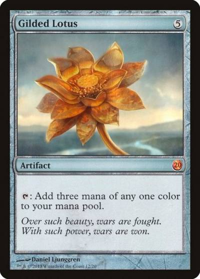 Gilded Lotus V13-12 From the Vault: Twenty Magic card
