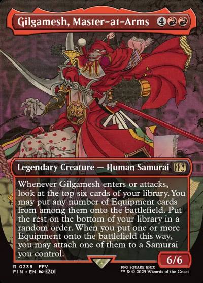 Gilgamesh, Master-at-Arms FIN-338 Final Fantasy Magic card
