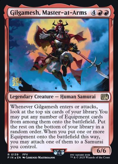 Gilgamesh, Master-at-Arms PFIN-139S Final Fantasy Promos Magic card