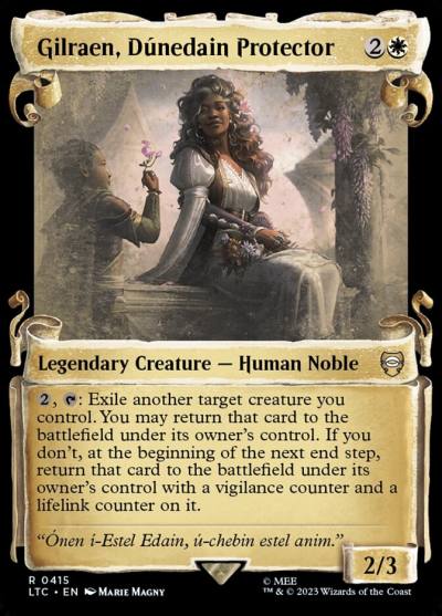 Gilraen, Dúnedain Protector LTC-415 Tales of Middle-earth Commander Magic card