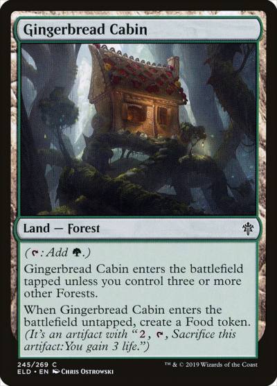 Gingerbread Cabin ELD-245 Throne of Eldraine Magic card