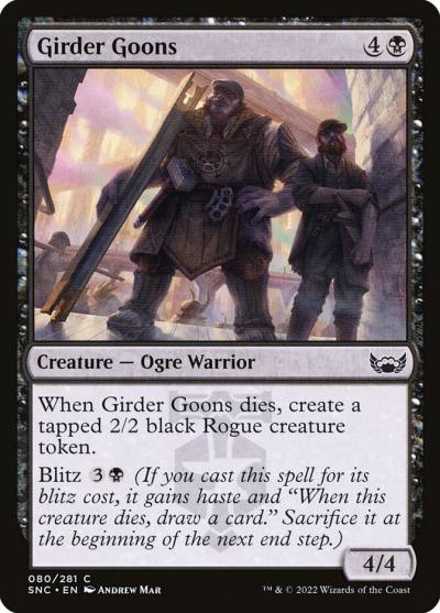 Girder Goons 80 Streets of New Capenna Magic card