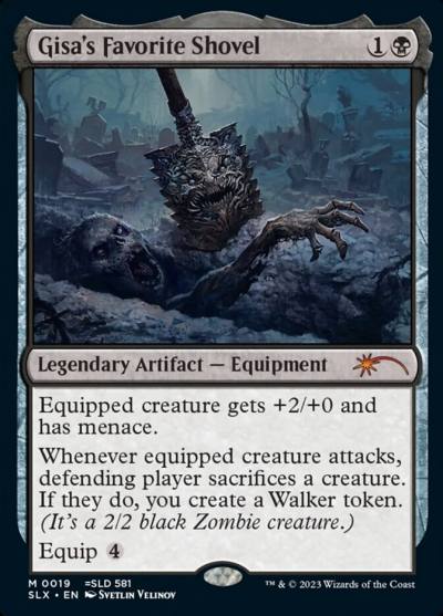 Gisa's Favorite Shovel SLX-19 Universes Within Magic card