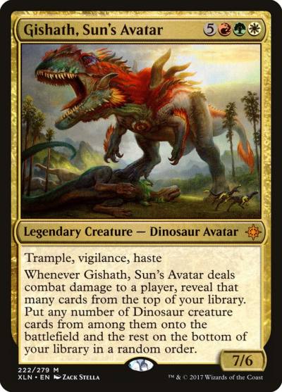 Gishath, Sun's Avatar XLN-222 Ixalan Magic card