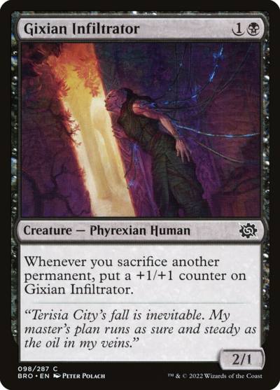 Gixian Infiltrator BRO-98 The Brothers' War Magic card