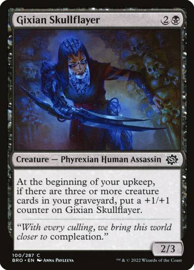 Gixian Skullflayer 100 The Brothers' War Magic card