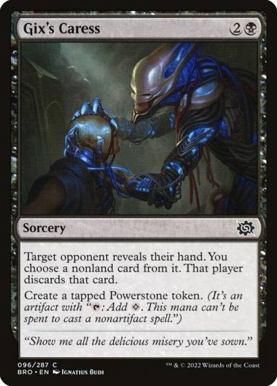 Gix's Caress BRO-96 The Brothers' War Magic card