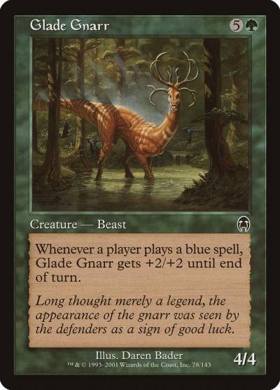 Glade Gnarr 78 Apocalypse Magic card
