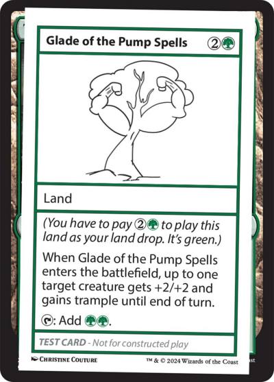 Glade of the Pump Spells MB2-576 Mystery Booster 2 Magic card
