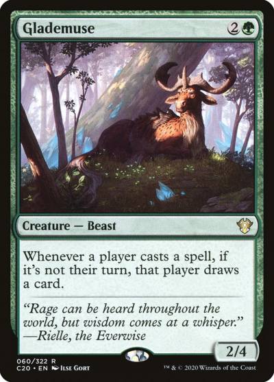 Glademuse C20-60 Commander 2020 Magic card