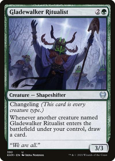 Gladewalker Ritualist 392 Kaldheim Magic card