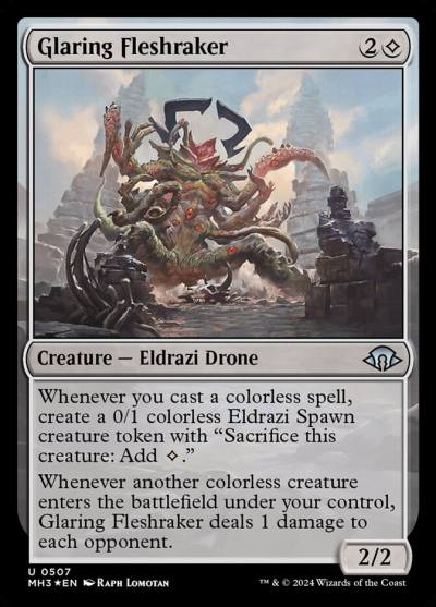 Glaring Fleshraker MH3-507 Modern Horizons 3 Magic card
