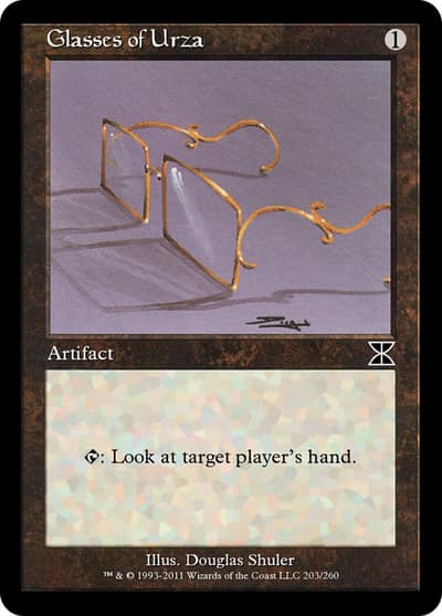 Glasses of Urza ME4-203 Masters Edition IV Magic card