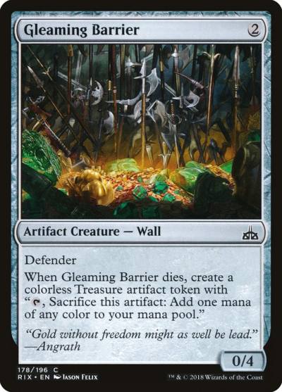 Gleaming Barrier RIX-178 Rivals of Ixalan Magic card