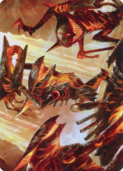 Gleeful Demolition // Gleeful Demolition AONE-28 Phyrexia: All Will Be One Art Series Magic card